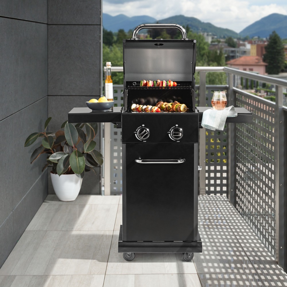 2-Burner Pedestal Gas Grill