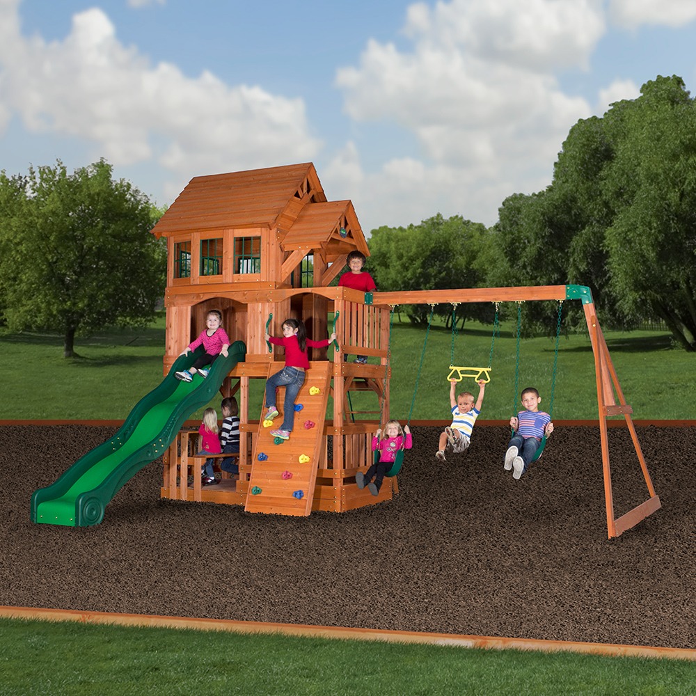 Liberty II Wooden Swing Set