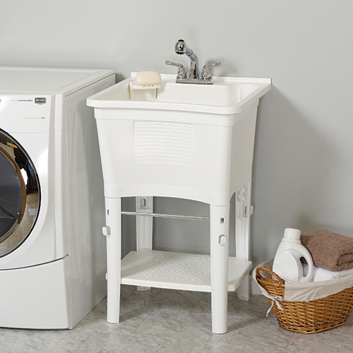 Premium Utility Sink with Pull-Out Faucet