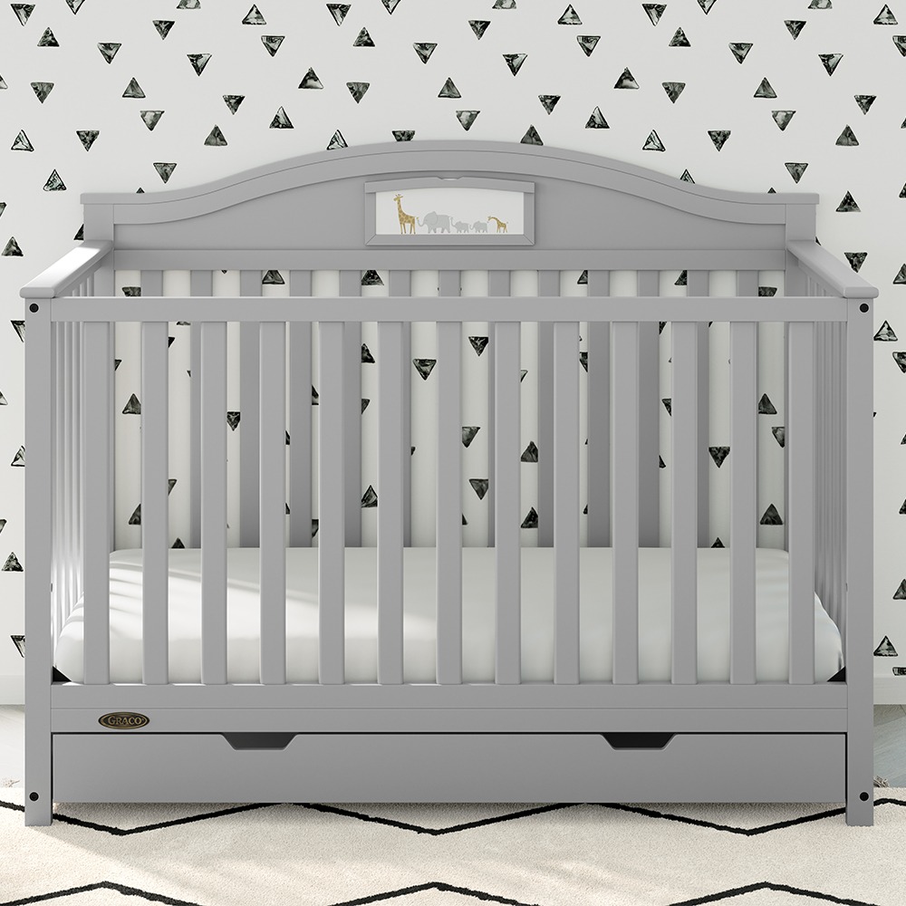Story Customizable 5-in-1 Convertible Crib with Drawer