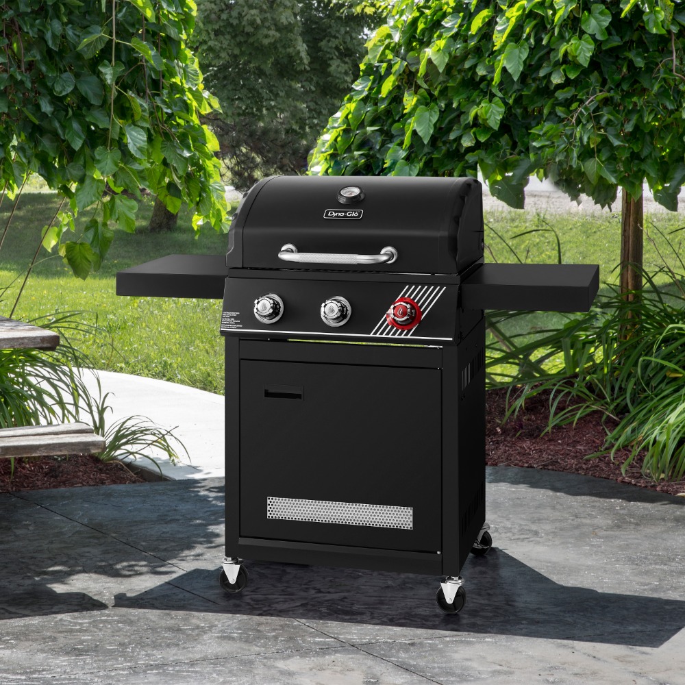3-Burner LP Gas Grill in Matte Black with SearPLUS Burner