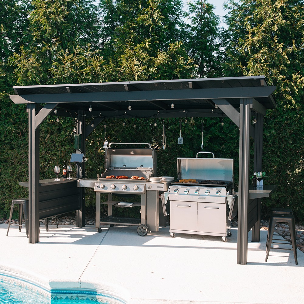 Rockport XL Steel Grill Gazebo UK
