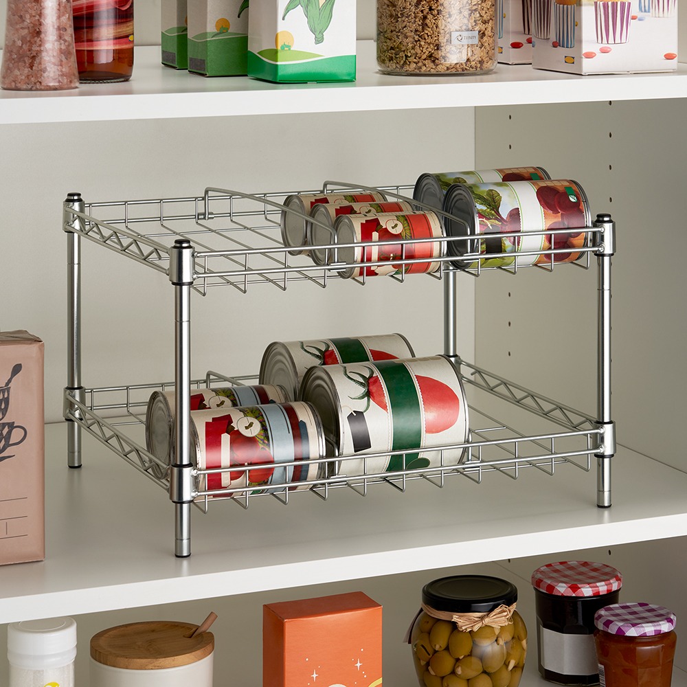TRINITY BASICS 2-Tier Can Organizer