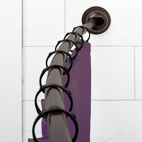 Tension Mount Curved Shower Rod