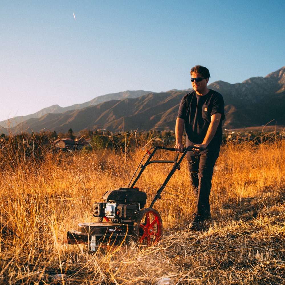 22 in. Walk-Behind String Trimmer