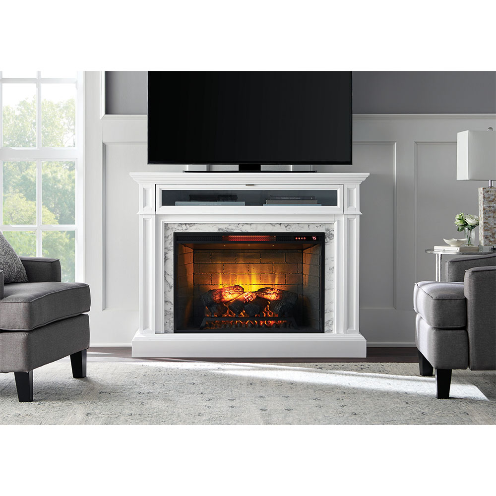 Alana 52 in. Infrared Media Electric Fireplace
