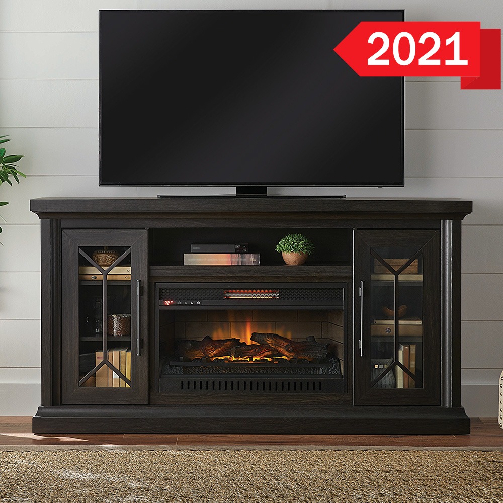 Madison 68in Media Console Infrared Electric Fireplace