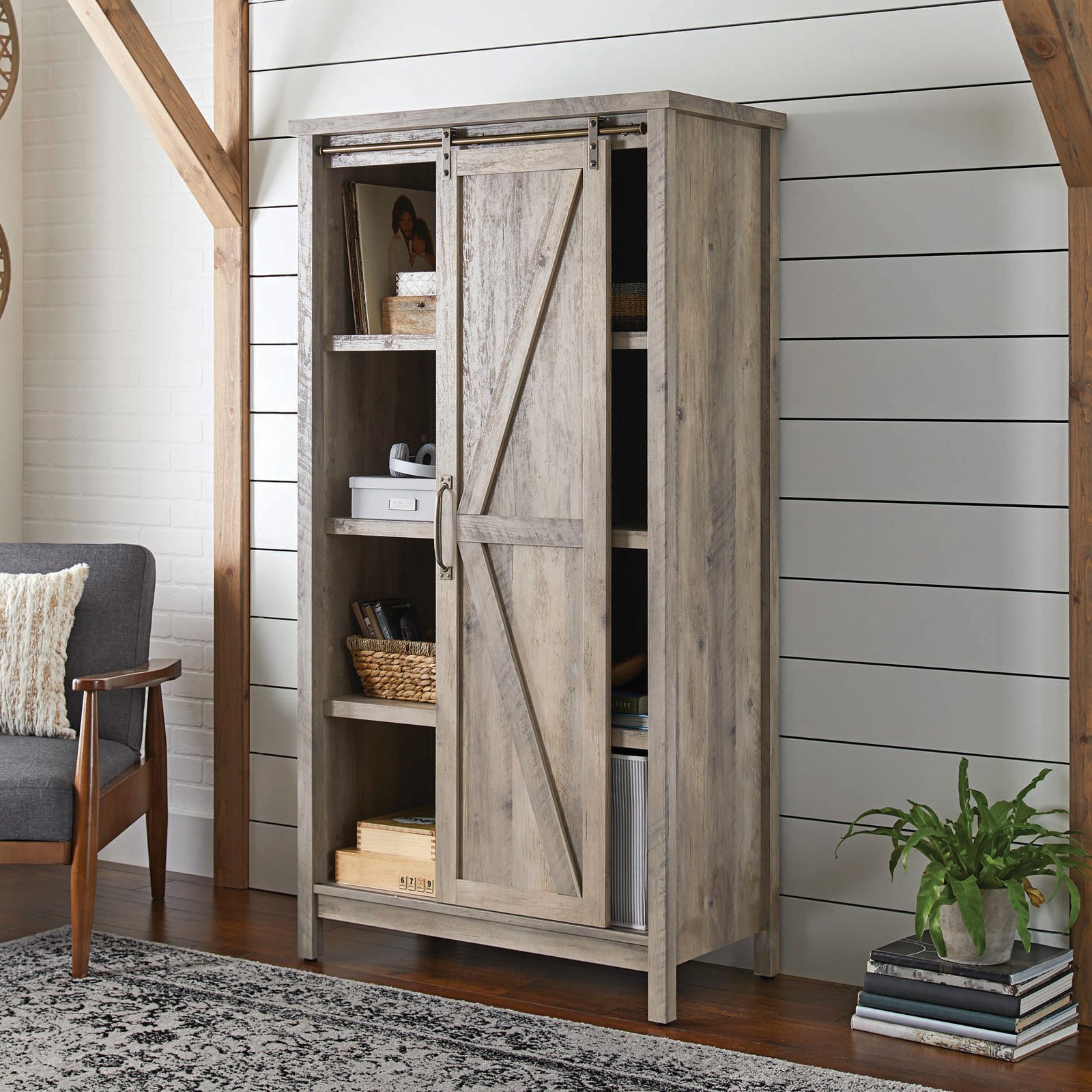 Modern Farmhouse Storage Cabinet, 66