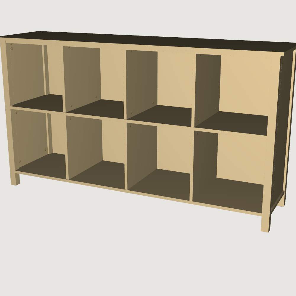 Agoura Hills 8 Cube Bookcase