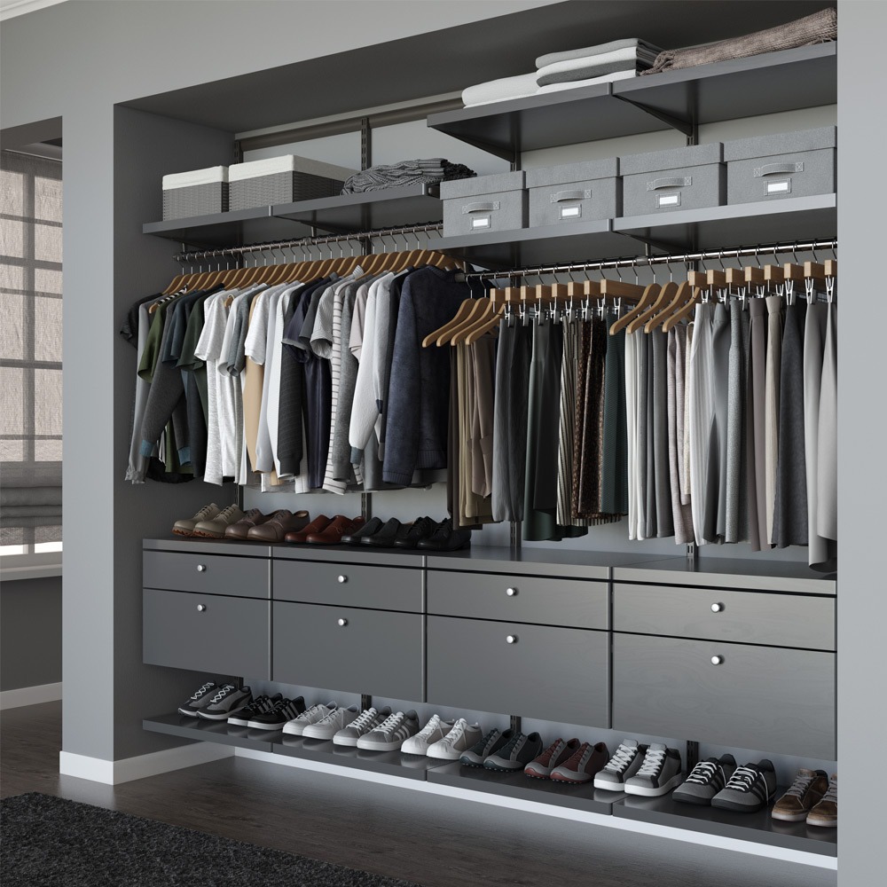 8' Reach-In Closet 8' x 16