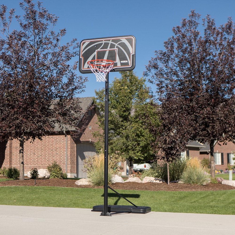 Adjustable Streamline Portable, Telescoping Basketball Hoop