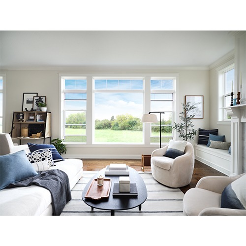 Pella 250 Series Double-Hung Top and Bottom Hidden Screens