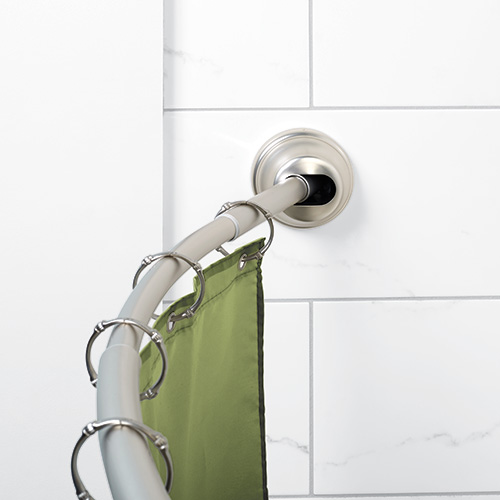 Dual Mount Curved Shower Rod, 32