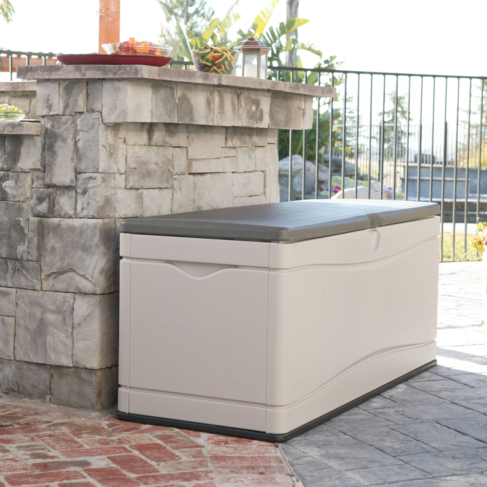 Heavy-Duty Outdoor Storage Deck Box - 130 Gallon