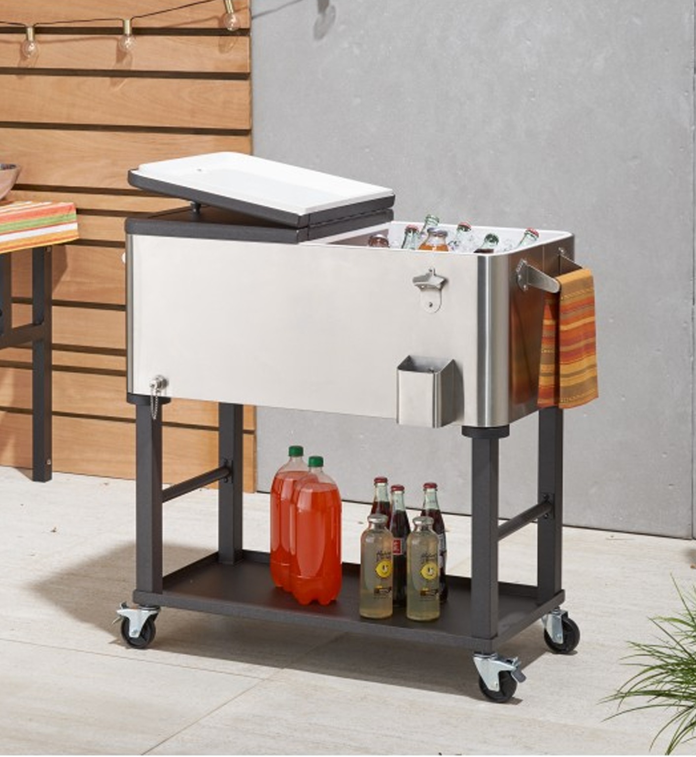 100-Quart Detachable Stainless Steel Cooler