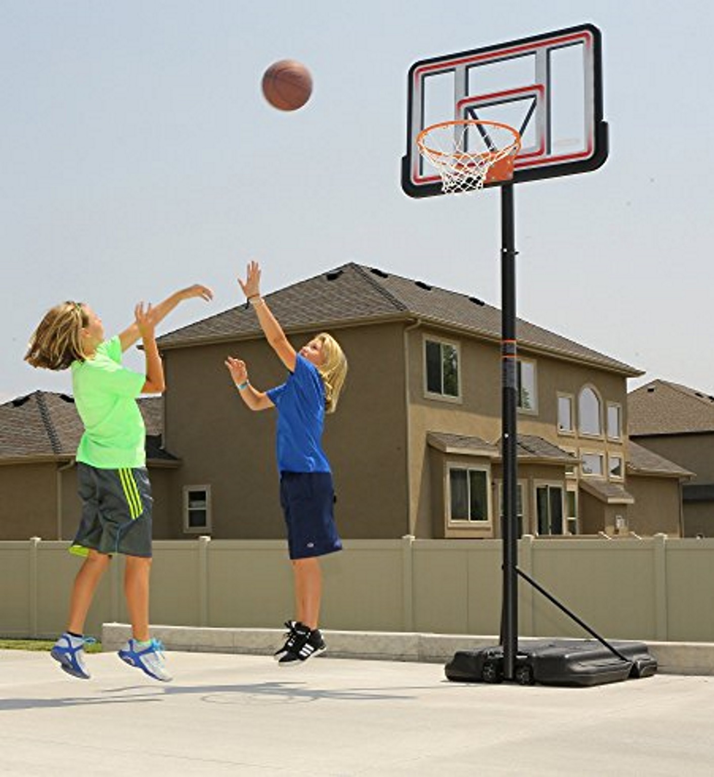 Adjustable ProCourt Portable, Telescoping Basketball Hoop