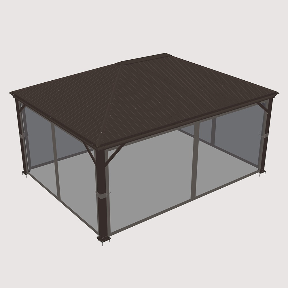 12'x16' Alameda Hardtop Gazebo