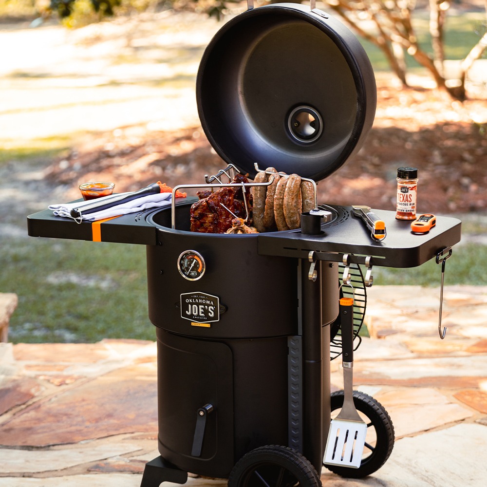 Bronco Drum Smoker and Grill