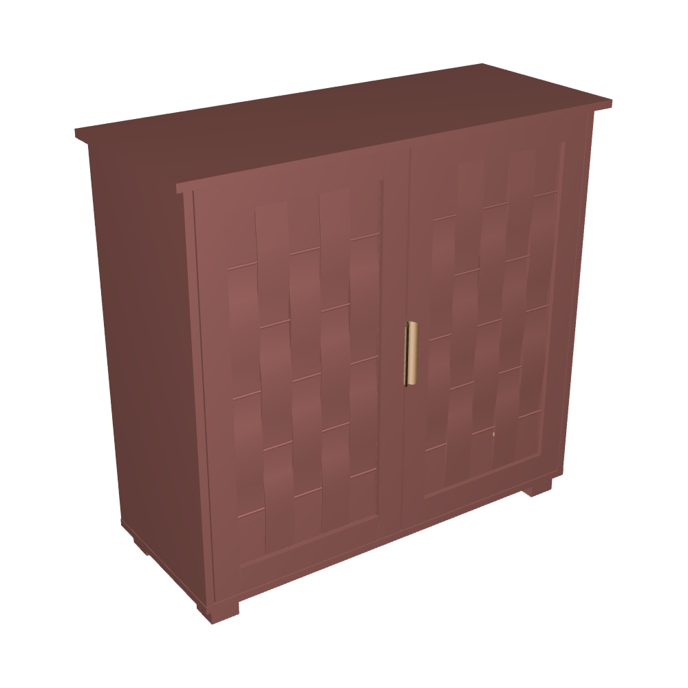 Woven 2-Door Cabinet