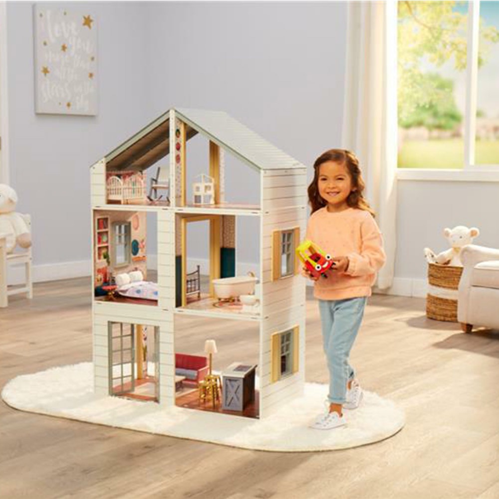 Stack n' Style Wood Dollhouse