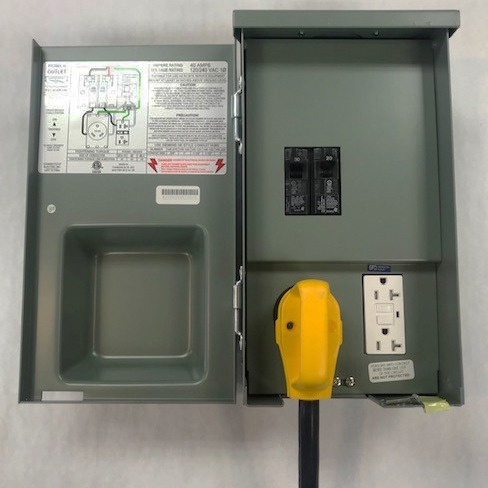 30 Amp RV Power Outlet