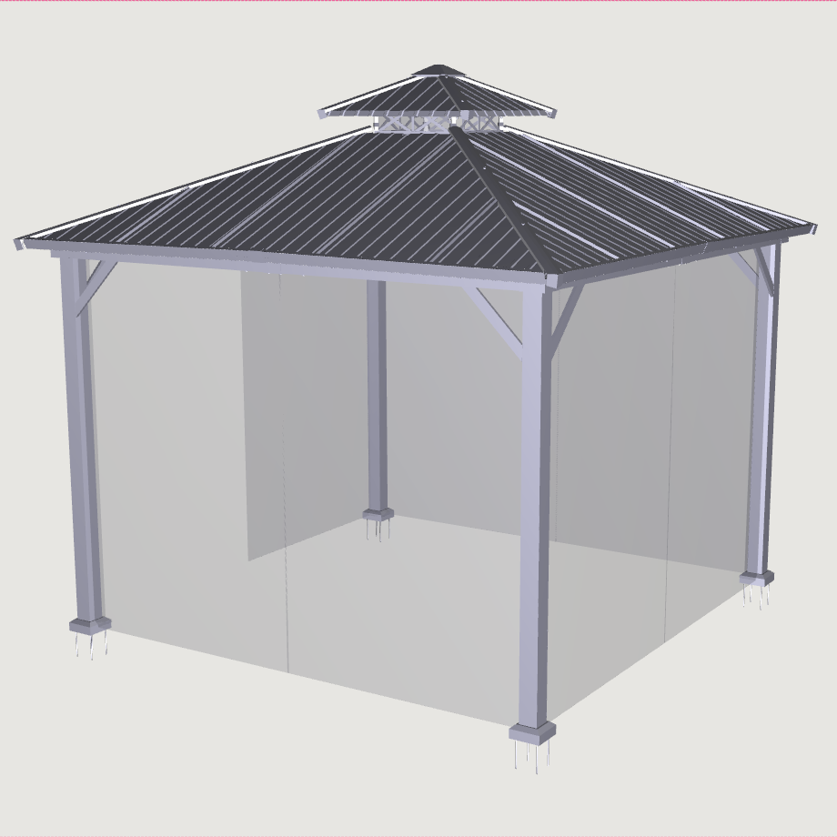 10'X10' Hard-Top Gazebo