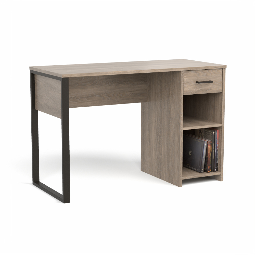 Wood and Metal Desk
