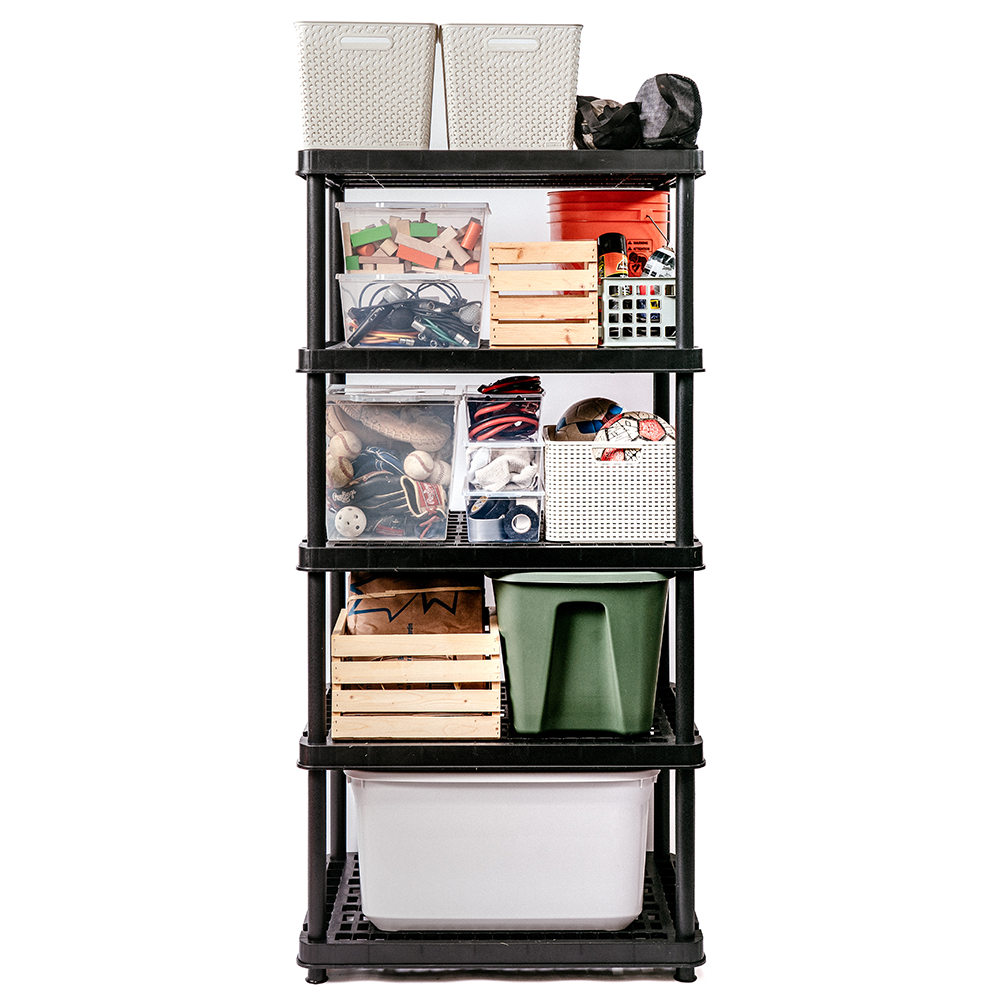 Non-adjustable Resin Shelf, 4-Shelf and 5-Shelf