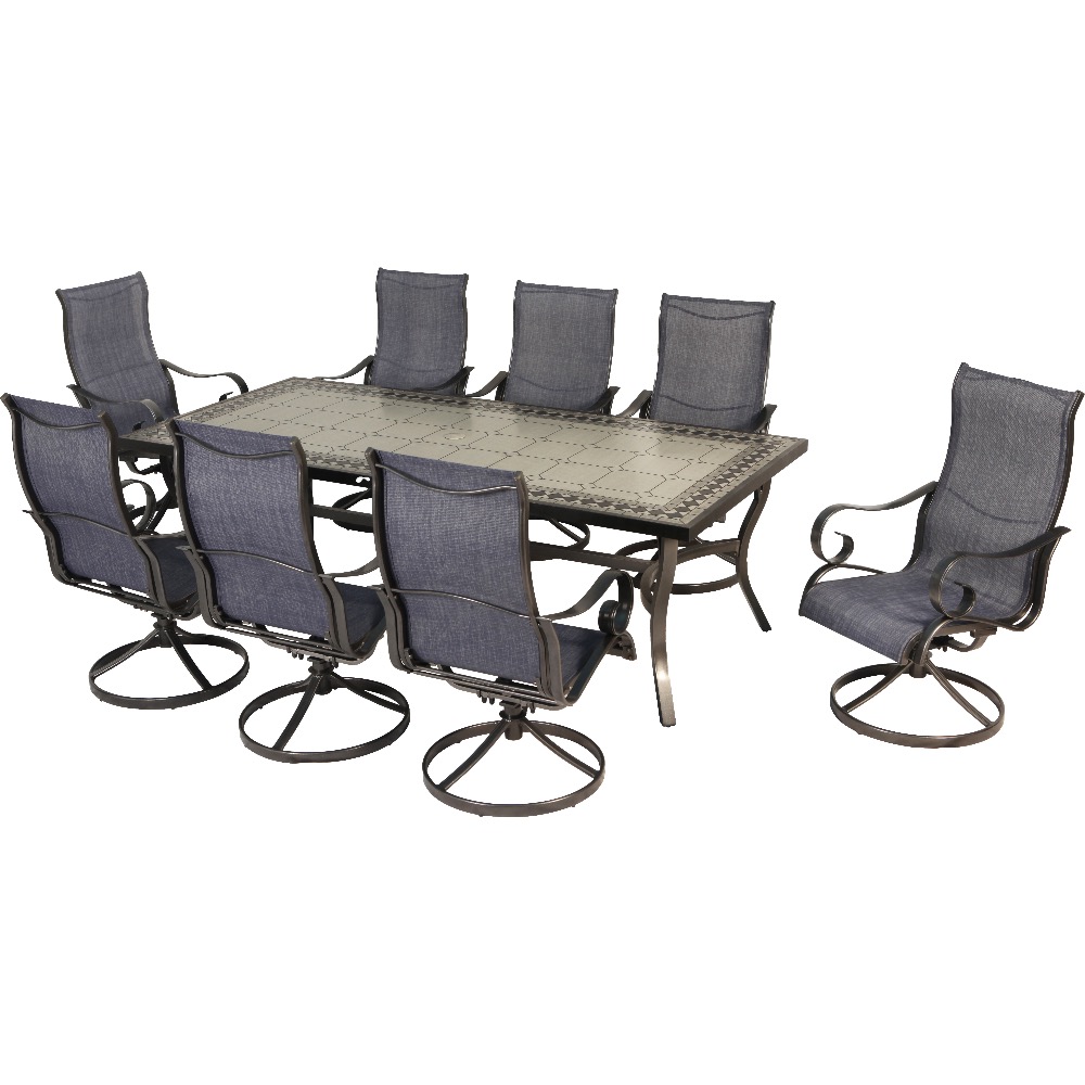 Brookfield 9PC Rectangular Navy