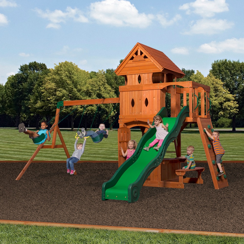 Monterey Wooden Swing Set