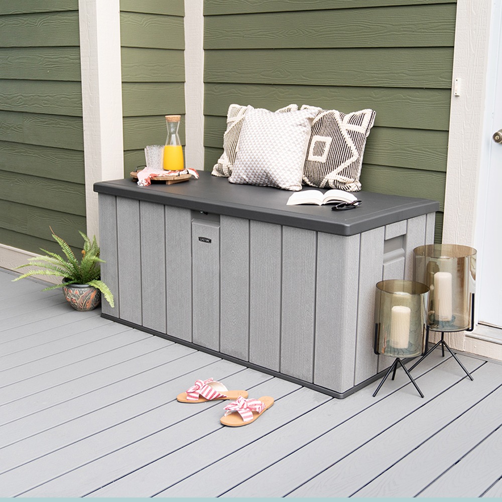 Heavy-Duty Outdoor Storage Deck Box - 150 Gallon