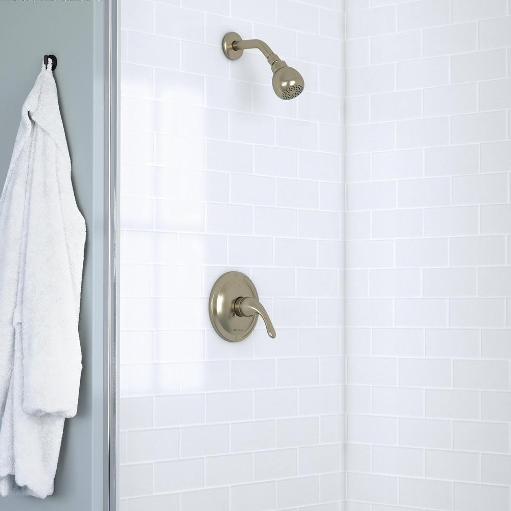 Builders Single-Handle 1-Spray Pressure Balance Shower Faucet