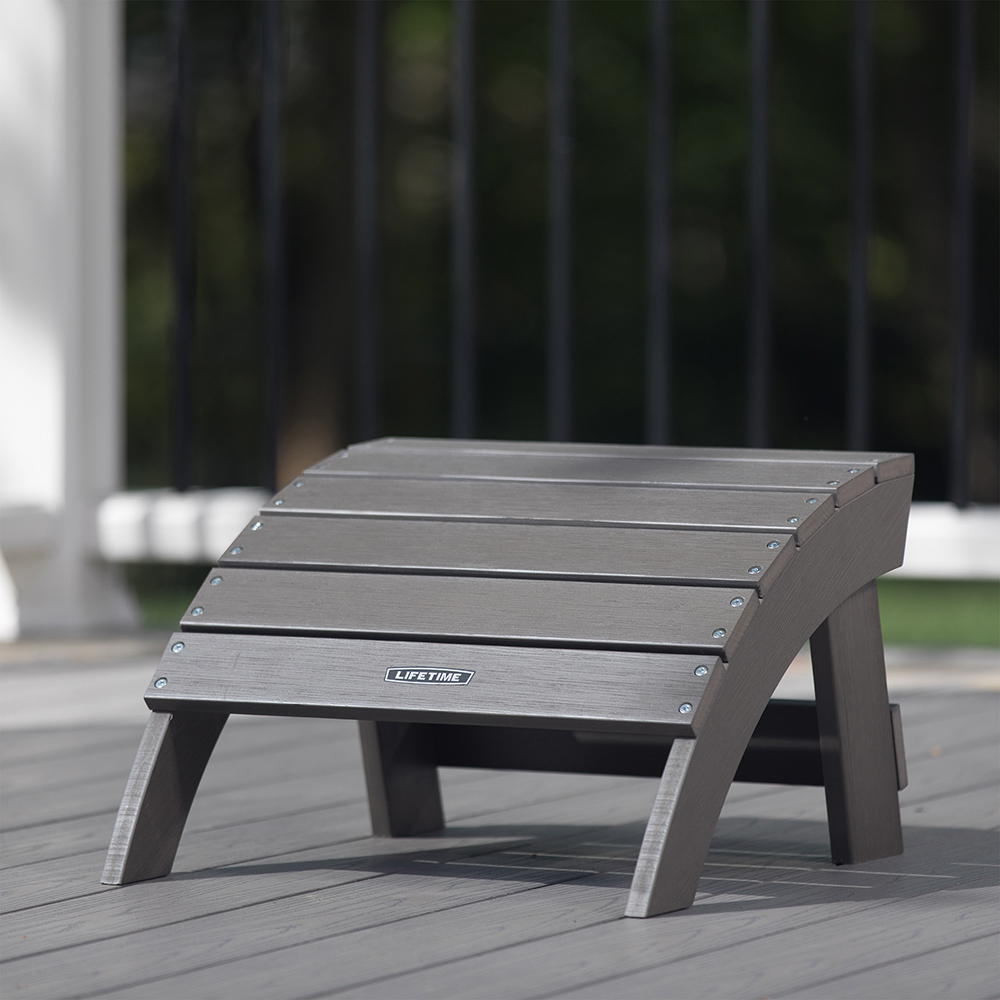 Adirondack Ottoman, Shale Stone