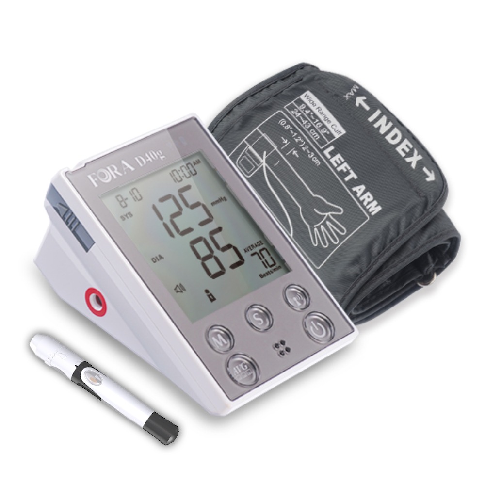 2 in 1 Blood Pressure Plus Blood Glucose Monitor