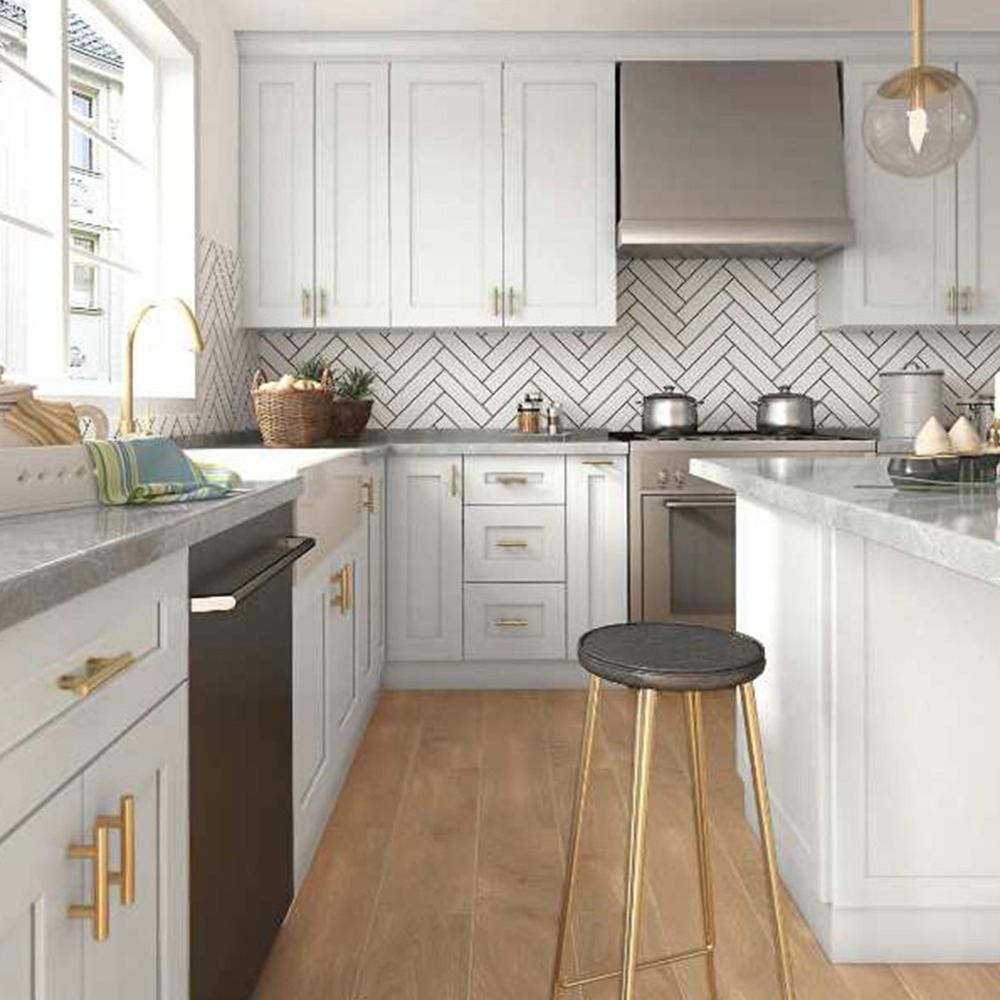 Frameless White Shaker Single Door Base Cabinet 18W