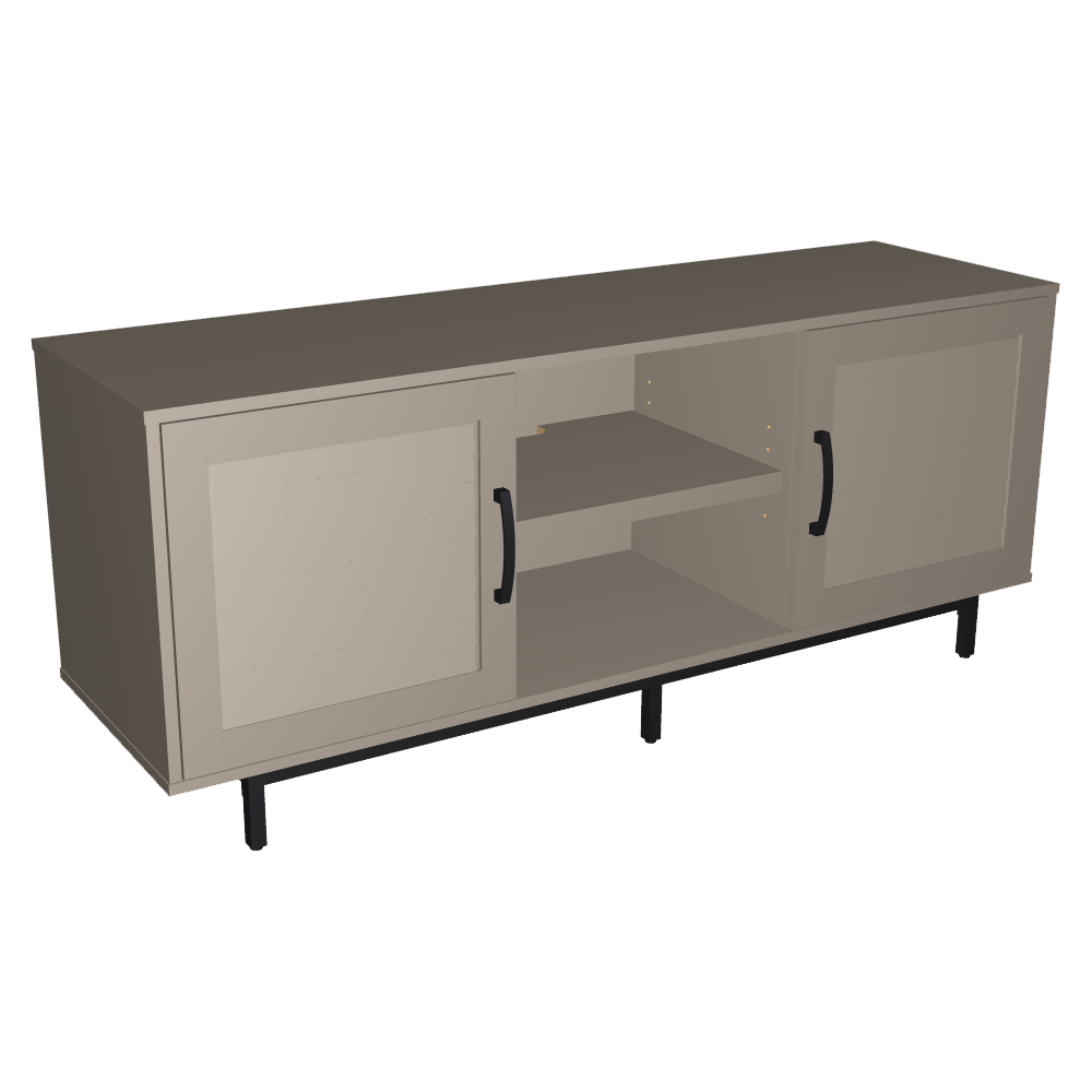 Media Console with Storage