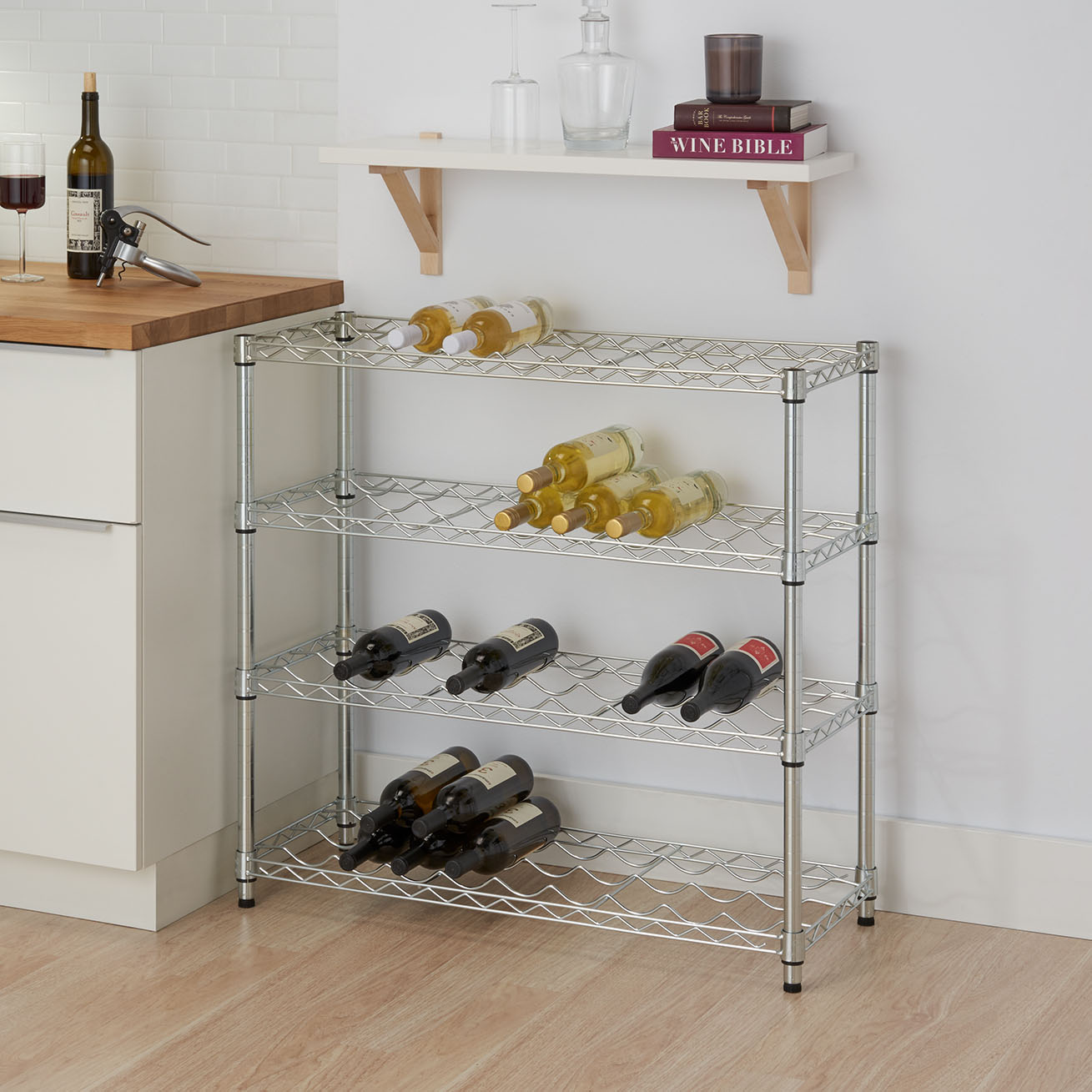 EcoStorage 4-Tier Wine Rack