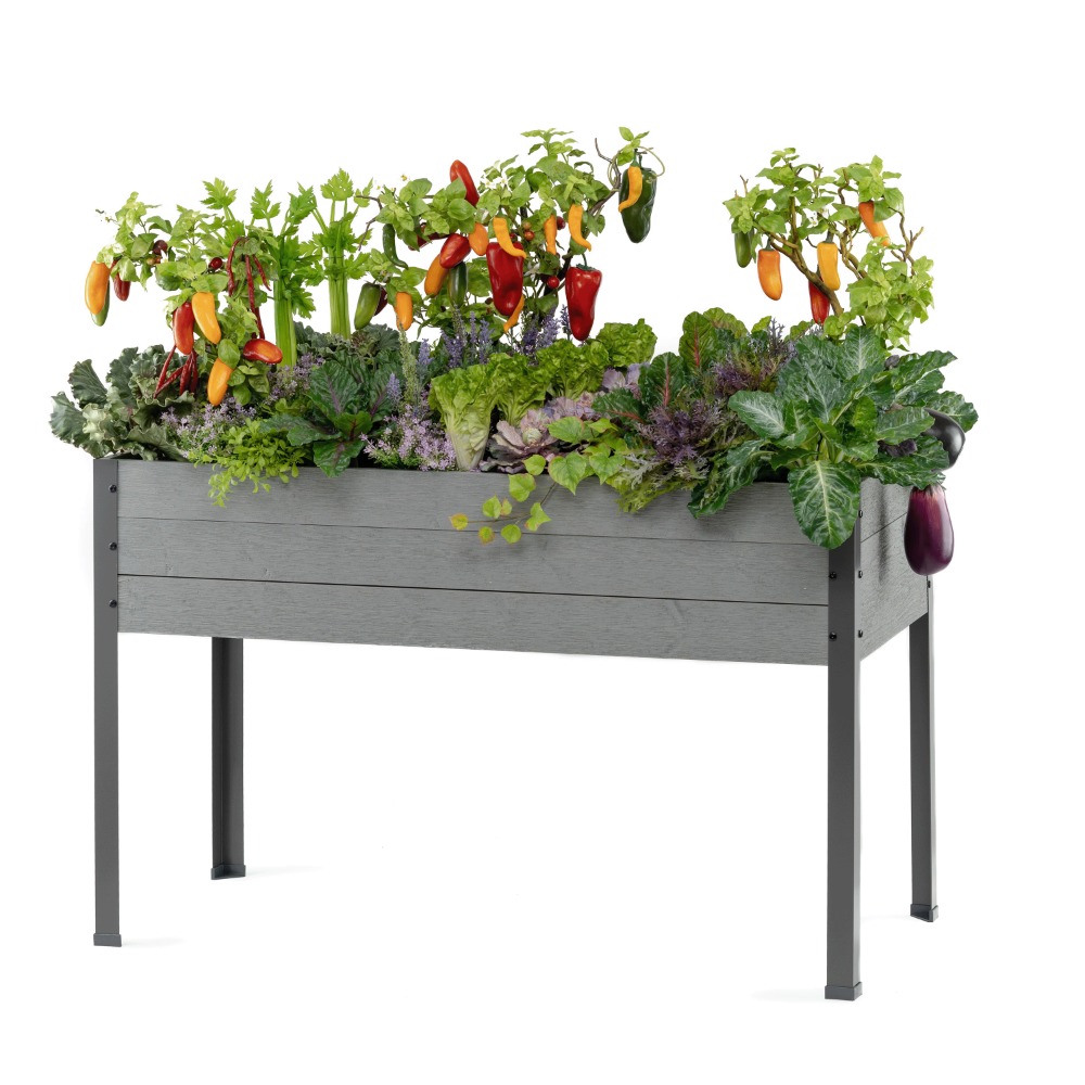 Elevated Steel Leg Planter