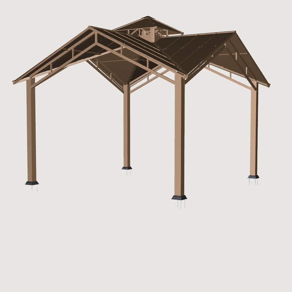 12'x12' Pembroke Hard-Top Gazebo