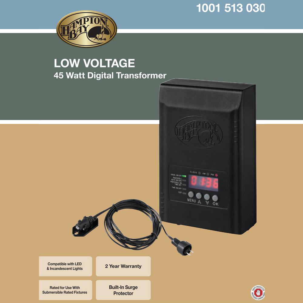 Low-Voltage 45-Watt Transformer