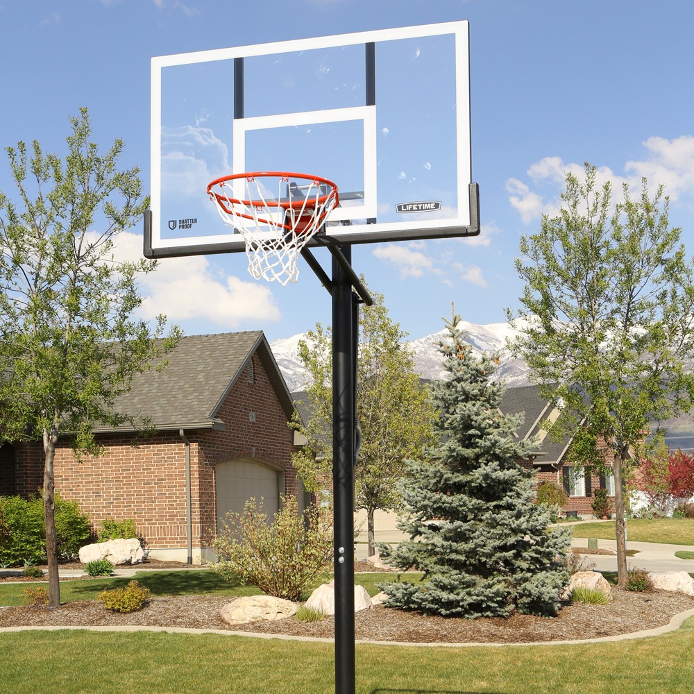 Adjustable XL Portable, Action Grip Basketball Hoop