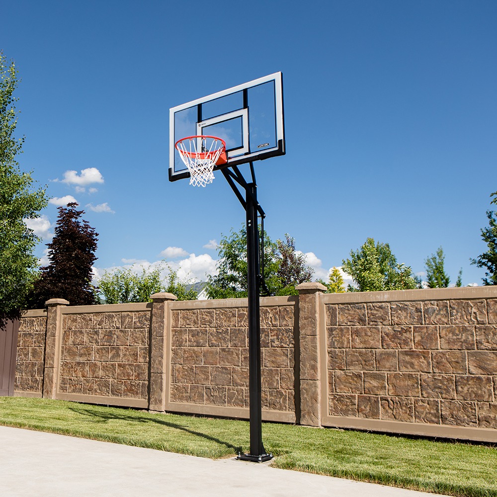 Adjustable In-Ground, Power Lift Basketball Hoop