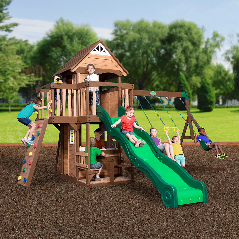 Mount Triumph Wooden Swing Set (2023)