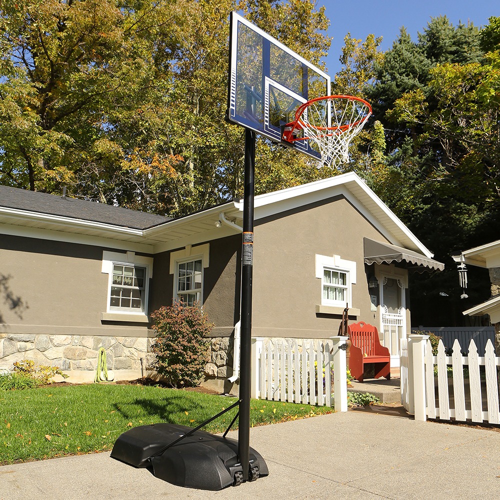 Adjustable Front Court Portable, Quick Adjust Basketball Hoop