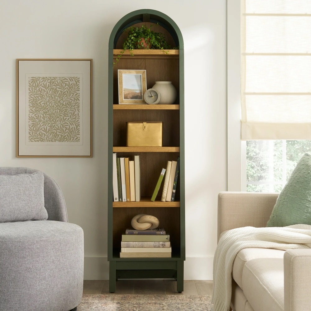Juliet Narrow Arch Bookcase