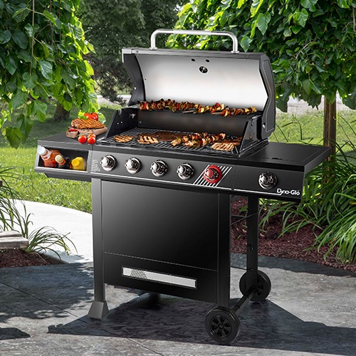 5-Burner NG Grill with SearPlus™ Burner and Side Burner