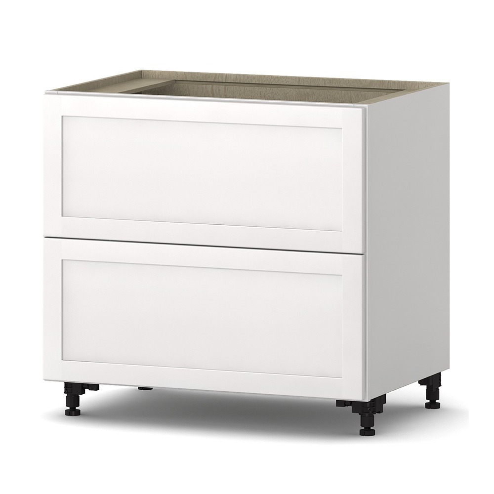Shaker Two Drawer Base Cabinet