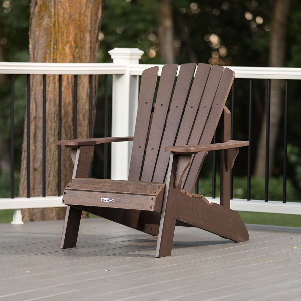Adirondack Chair, Rustic Brown