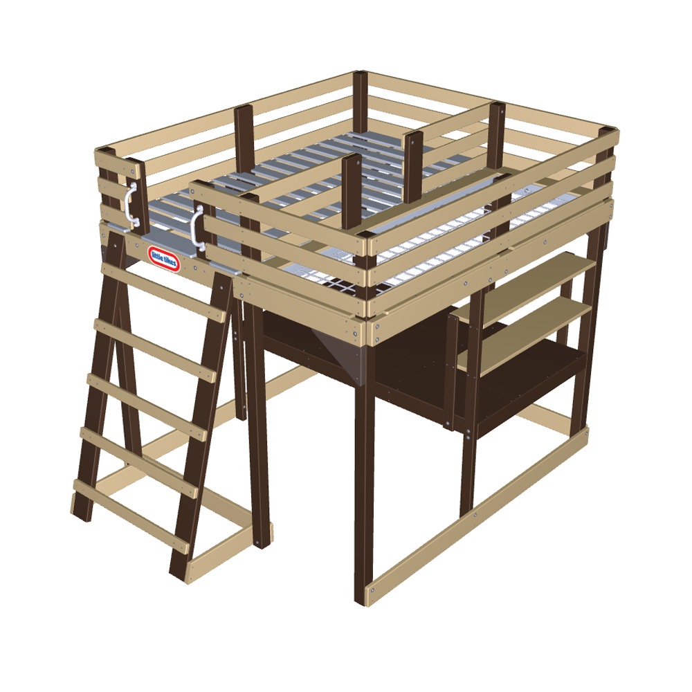 4-in-1 Study Fort Bed Set