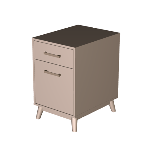 2-Drawer File Cabinet